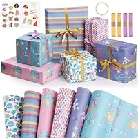 Amazon | Hianjoo 包装紙 ラッピングペーパー 大判 チェック柄